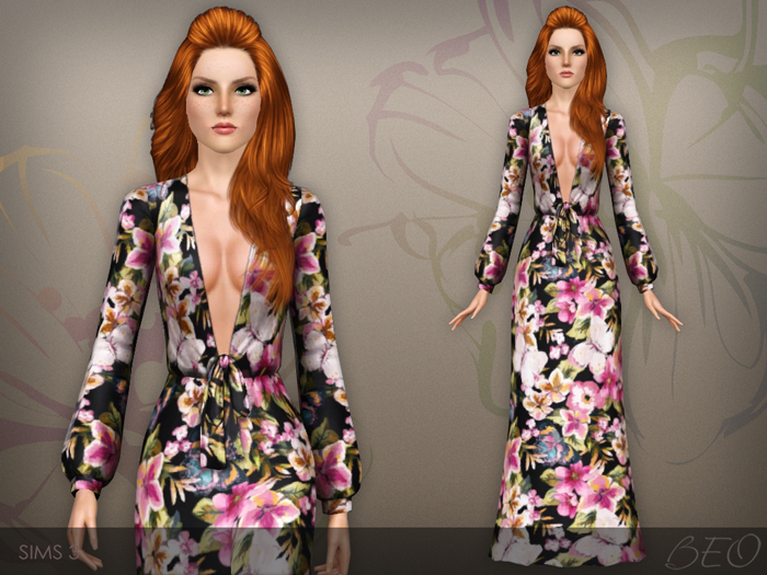Dress 030 for The Sims 3 by BEO (2)